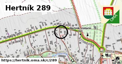 Hertník <span class="supisne">289</span>