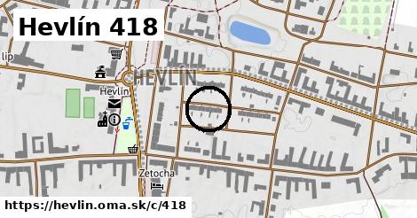 Hevlín <span class="supisne">418</span>