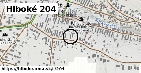 Hlboké <span class="supisne">204</span>