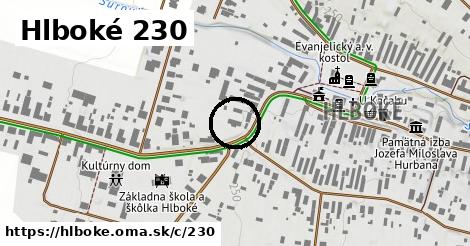 Hlboké <span class="supisne">230</span>