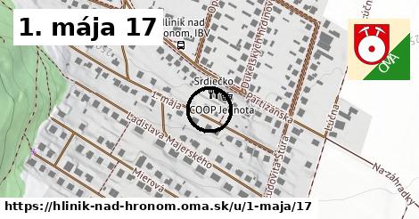 1. mája 17, Hliník nad Hronom