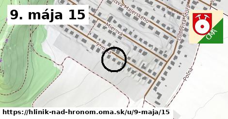 9. mája 15, Hliník nad Hronom