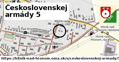 Československej armády 5, Hliník nad Hronom