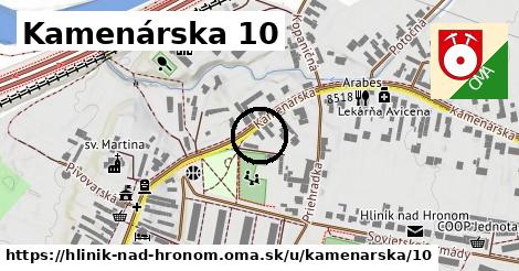 Kamenárska 10, Hliník nad Hronom