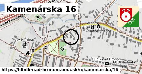 Kamenárska 16, Hliník nad Hronom