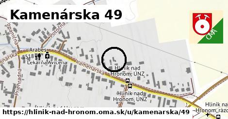 Kamenárska 49, Hliník nad Hronom