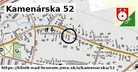 Kamenárska 52, Hliník nad Hronom