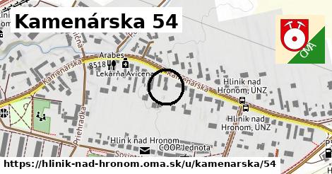 Kamenárska 54, Hliník nad Hronom