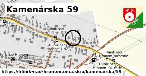 Kamenárska 59, Hliník nad Hronom