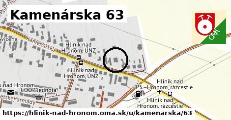 Kamenárska 63, Hliník nad Hronom