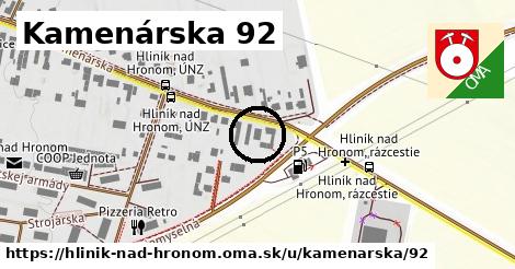 Kamenárska 92, Hliník nad Hronom