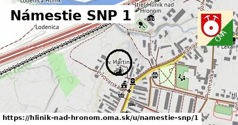 Námestie SNP 1, Hliník nad Hronom