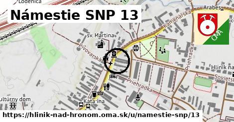 Námestie SNP 13, Hliník nad Hronom