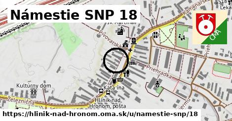 Námestie SNP 18, Hliník nad Hronom