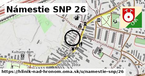 Námestie SNP 26, Hliník nad Hronom