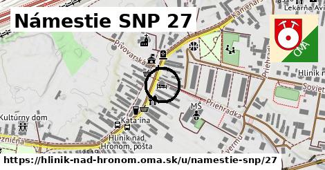 Námestie SNP 27, Hliník nad Hronom