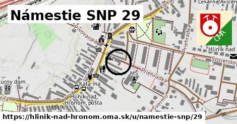 Námestie SNP 29, Hliník nad Hronom