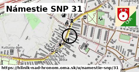 Námestie SNP 31, Hliník nad Hronom