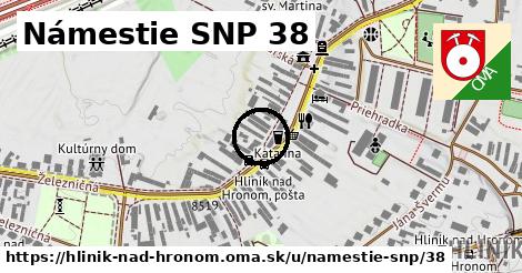 Námestie SNP 38, Hliník nad Hronom