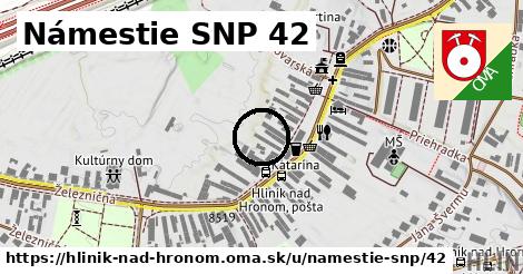 Námestie SNP 42, Hliník nad Hronom