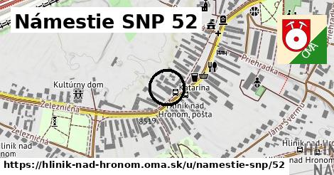 Námestie SNP 52, Hliník nad Hronom