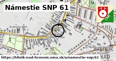 Námestie SNP 61, Hliník nad Hronom