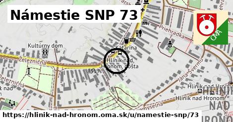 Námestie SNP 73, Hliník nad Hronom