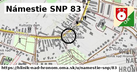 Námestie SNP 83, Hliník nad Hronom