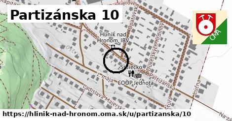 Partizánska 10, Hliník nad Hronom