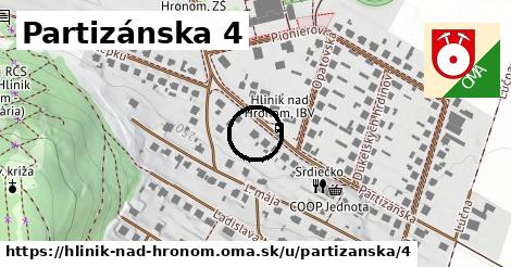 Partizánska 4, Hliník nad Hronom