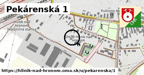 Pekárenská 1, Hliník nad Hronom