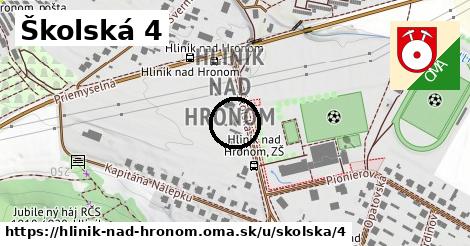 Školská 4, Hliník nad Hronom