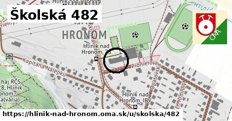 Školská 482, Hliník nad Hronom
