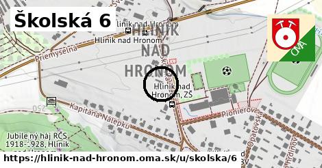 Školská 6, Hliník nad Hronom