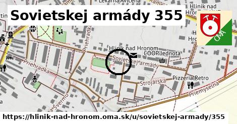 Sovietskej armády 355, Hliník nad Hronom