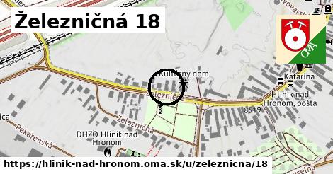 Železničná 18, Hliník nad Hronom