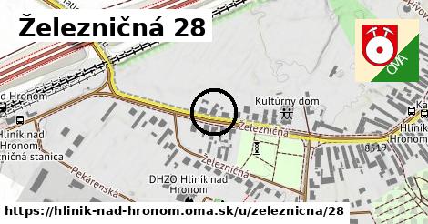 Železničná 28, Hliník nad Hronom