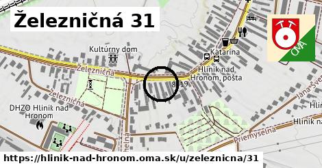 Železničná 31, Hliník nad Hronom