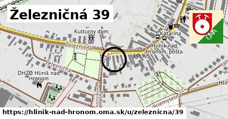 Železničná 39, Hliník nad Hronom