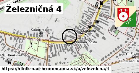 Železničná 4, Hliník nad Hronom