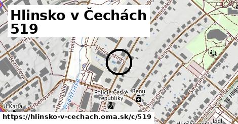 Hlinsko v Čechách <span class="supisne">519</span>