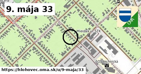 9. mája 33, Hlohovec