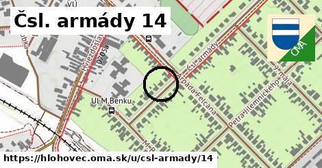 Čsl. armády 14, Hlohovec