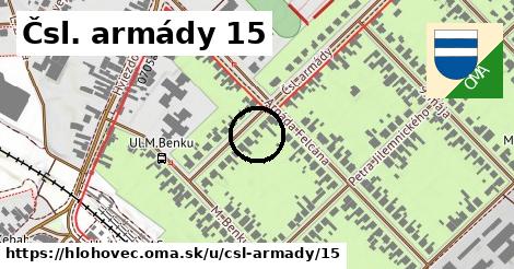 Čsl. armády 15, Hlohovec