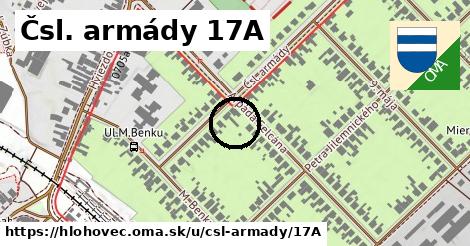 Čsl. armády 17A, Hlohovec