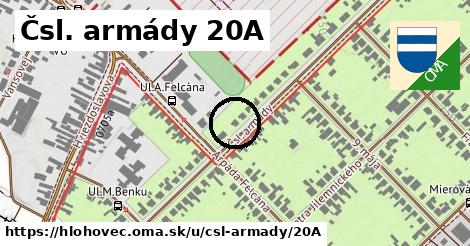 Čsl. armády 20A, Hlohovec