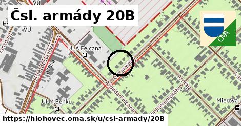 Čsl. armády 20B, Hlohovec