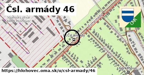 Čsl. armády 46, Hlohovec