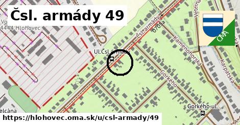 Čsl. armády 49, Hlohovec