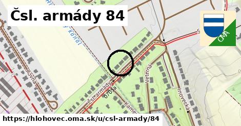 Čsl. armády 84, Hlohovec